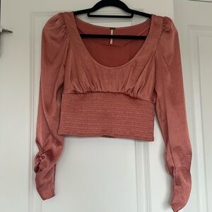 Free People - XS - crop top with button detailing